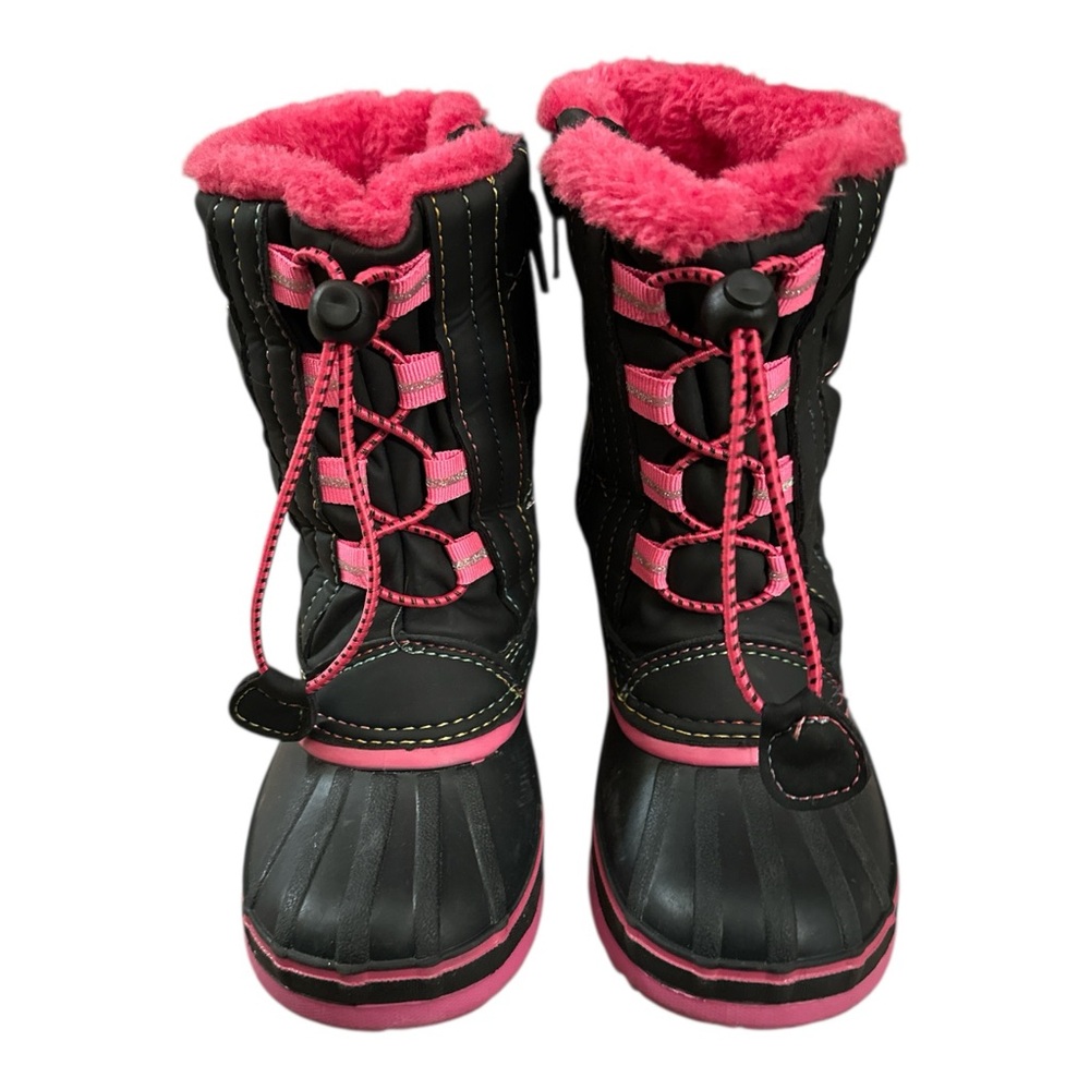 Tamarack Winter Boots | Little Kid Size 11 | Hot Pink and Black